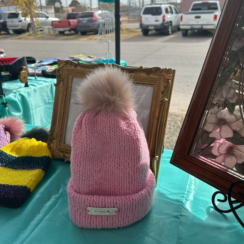 Pink Handmade beanies - Picture 3 of 3